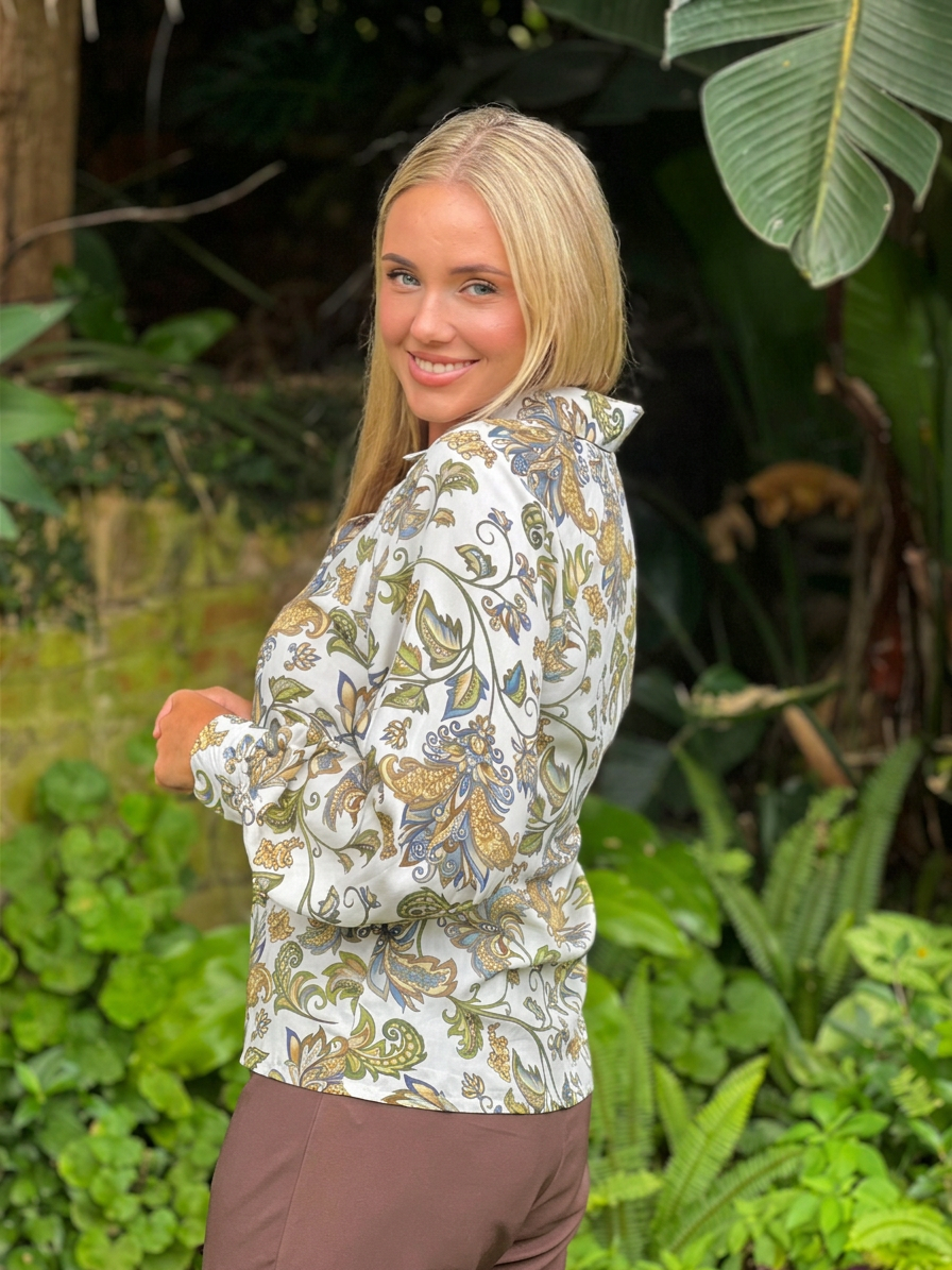 Long Sleeve Printed Shirt